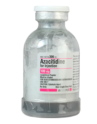 АЗАЦИТИДИН АККОРД порошок для приготування суспензії для ін'єкцій, 25 мг/мл по 100 мг у флаконі, по 1 флакону у пачці